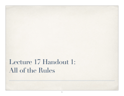 of the Rules