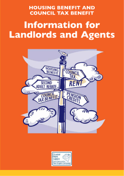 Information for Landlords and Agents