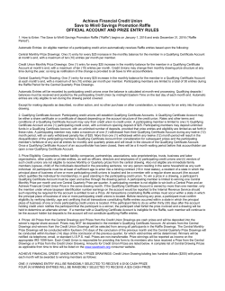 save to win™ participation agreement