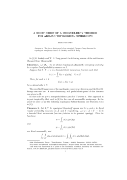 A short proof of a Choquet-Deny theorem for abelian topological