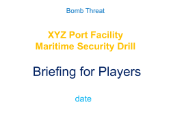 Maritime Security Drill