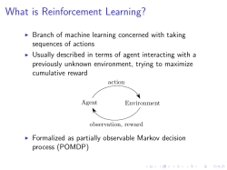 Deep Reinforcement Learning: Policy Gradients and Q