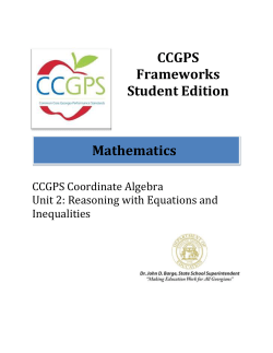 Student Edition State Framework (new window)