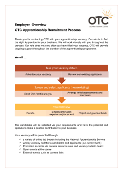OTC Recruitment Offer Final August 2016