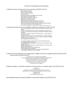 Sem 1 Review Sheet - rufuskingenvironmentals