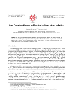 Some Properties of Isotone and Joinitive Multiderivations on Lattices