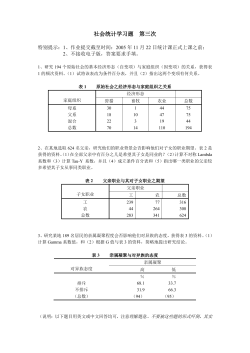 Social Statistics Exercise 3
