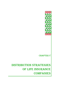 distribution strategies of life insurance companies
