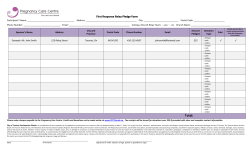 first response relay 2016 - Pregnancy Care Centre Friends