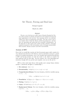 Set Theory, Forcing and Real Line