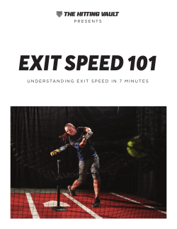 presents understanding exit speed in 7 minutes