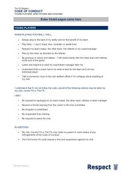 The FA Small Sided Football Accreditation