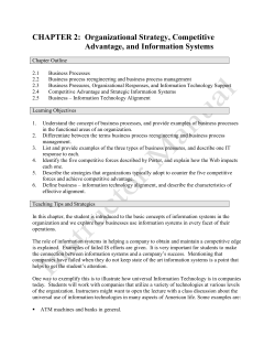 Chapter 2: Information Technologies: Concepts