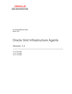 Oracle Grid Infrastructure Agents