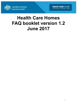 FAQ version 1.1 - Department of Health