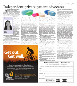 Independent private patient advocates