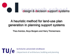 A Heuristic Method for Land-Use Plan
