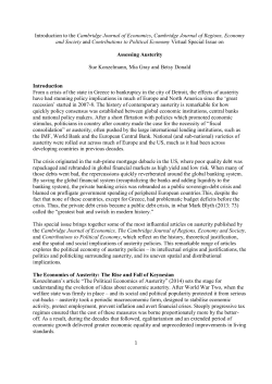 Contributions to Political Economy | Oxford Academic