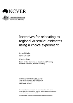 Incentives-for-relocating - National Centre for Vocational Education