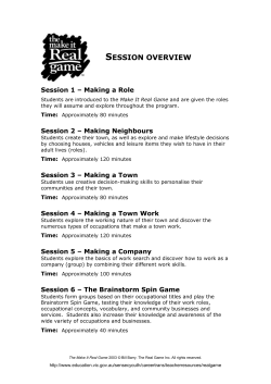 The Make It Real Game: Session Overview