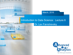 Lecture 18: Gaussian Mixture Models and Expectation Maximization