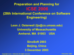 IV. Software Processes