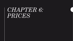 Chapter 6: Prices - Digital Commons @ Trinity