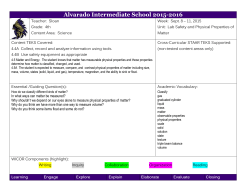 Alvarado Intermediate School 2015-2016