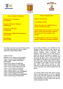 november newsle - West Denton JFC