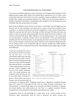 Is the UK banking system too "concentrated"?