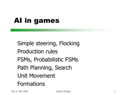 Game AI - Personal Web Pages