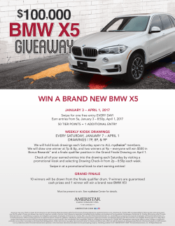 win a brand new bmw x5