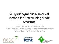 A Hybrid Symbolic-Numerical Method for