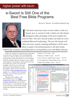 e-Sword Is Still One of the Best Free Bible Programs