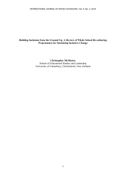 9-2 McMaster - Whole Schooling Consortium