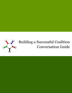 Building a Successful Coalition Conversation Guide