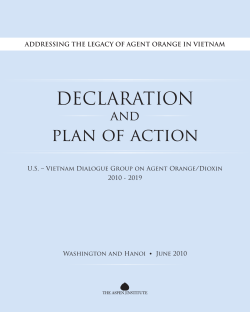 DECLARATION plan of action - Matsunaga Institute for Peace and
