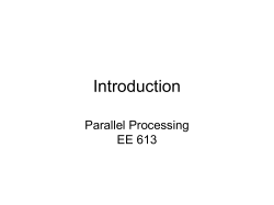 Parallel Computer Architecture