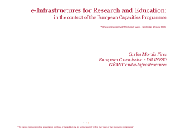 EU opportunities for young researchers