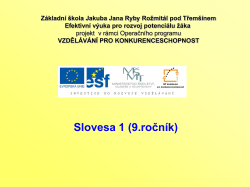 Sn&iacute;mek 1 - Z&aacute;kladn&iacute; &scaron;kola Rožmit&aacute;l pod Třem&scaron;&iacute;nem