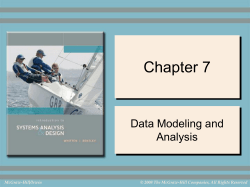 Data modeling
