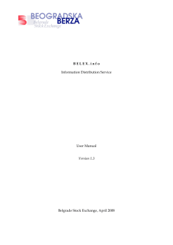 B E L E X - Belex.Info
