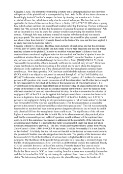 Torts take home exam