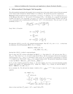 A Self-normalized Martingale Tail Inequality