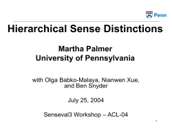 Proposition Bank: a resource of predicate