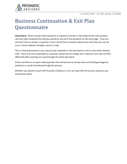 Instructions: Please answer these questions in sequence and don`t