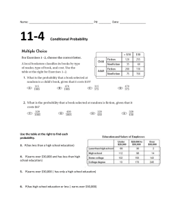 11-4 Conditional Probability