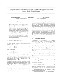 Complementary Sum Sampling for Likelihood Approximation in