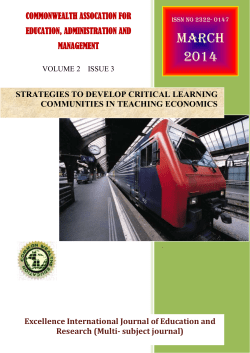 Excellence International Journal Of Education And Research