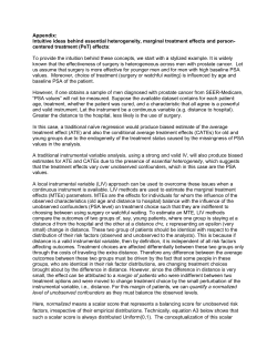 Appendix: Intuitive ideas behind essential heterogeneity, marginal